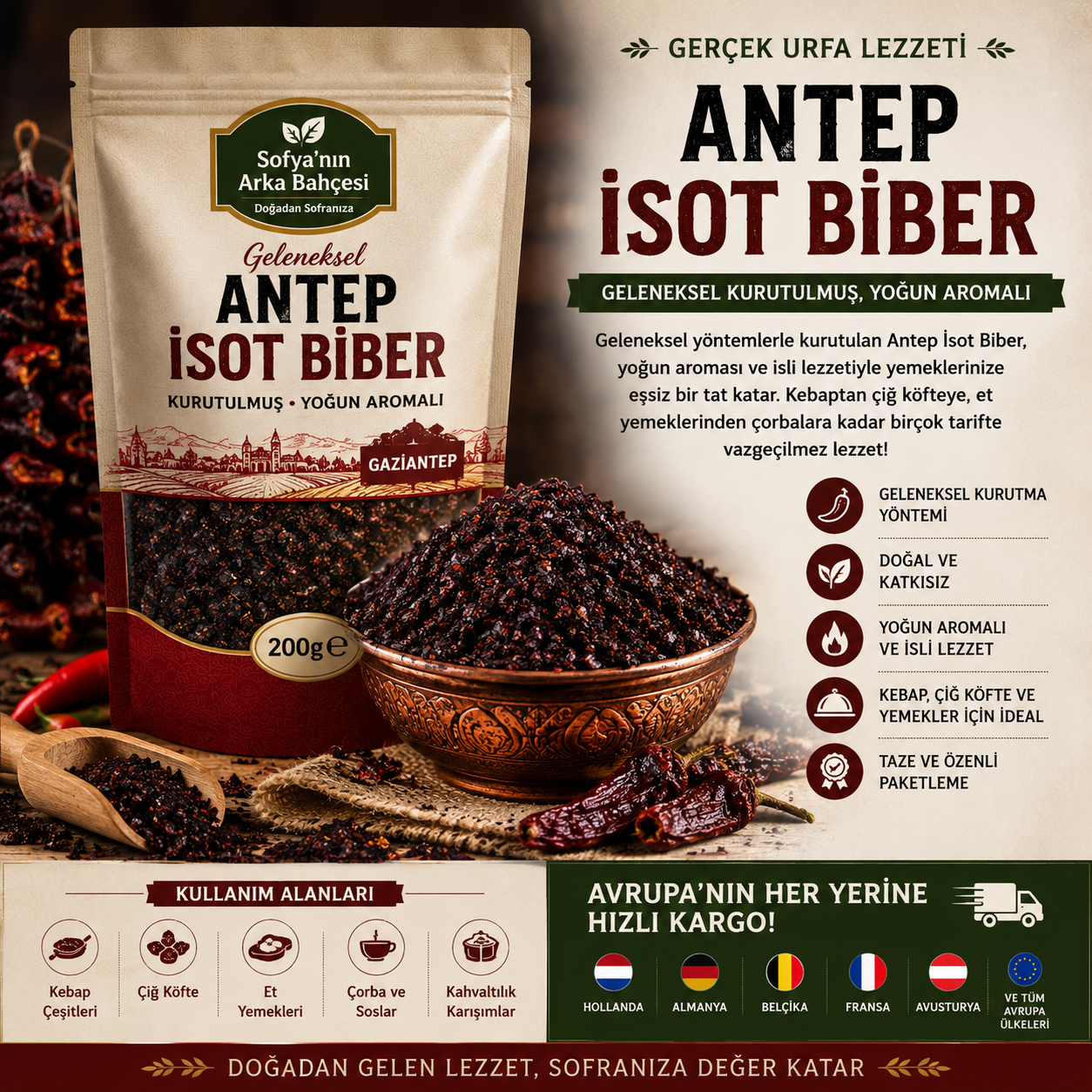 Antep İsot Biber 200g