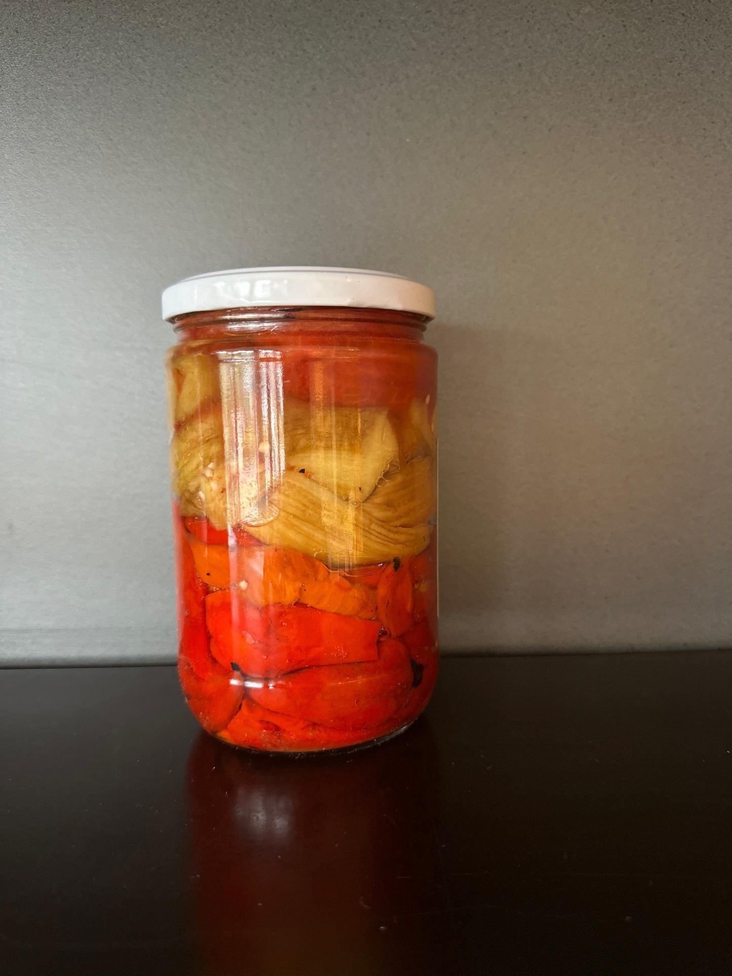 Geröstete Auberginen-Tomaten-Paprika