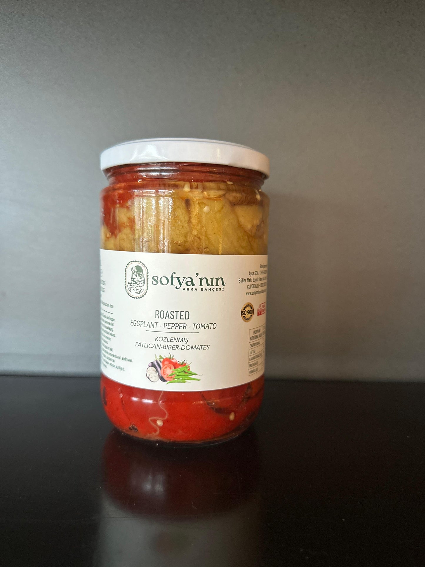 Geröstete Auberginen-Tomaten-Paprika