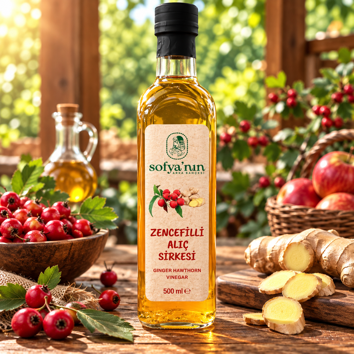 Ingwer-Weißdorn-Essig – 500 ml