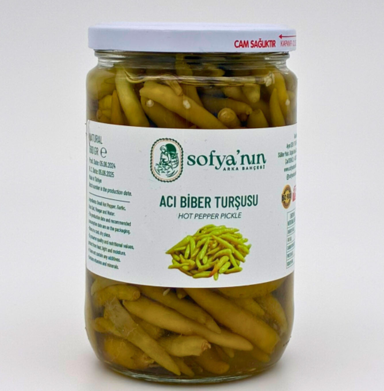 Acı Sivri Biber Turşusu – Ev Yapımı (1 kg)