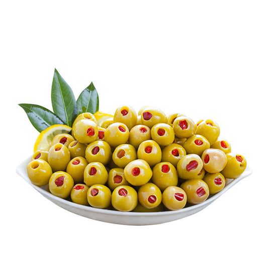 Biber Dolgulu Salamura Yeşil Zeytin – 1 kg