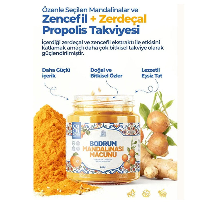 Bodrum Mandalinası Macunu -240 gr