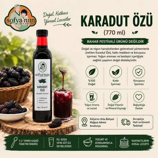 Karadut Özü - 770 ml - Bahar Festivali Ürünü