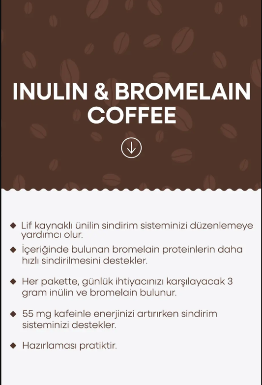 Herbamina İnülin & Bromelain Kahvesi (30 x 3g)