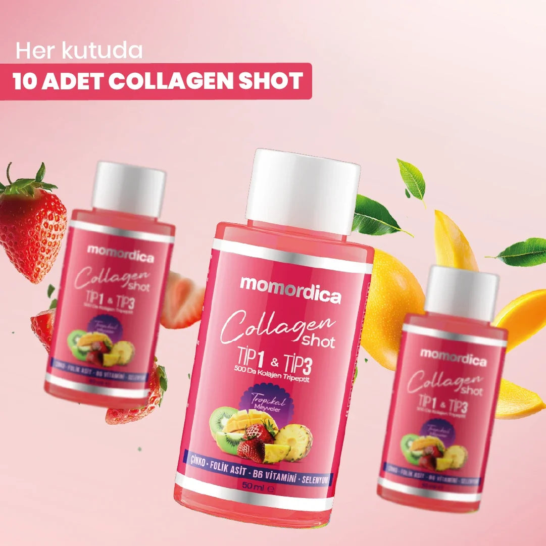 Momordica Collegen (Kolajen) Shot -10 Adet
