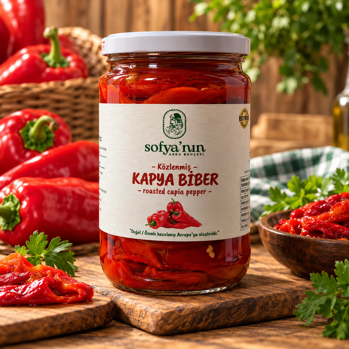 Közlenmiş Kapya Biber -860 g
