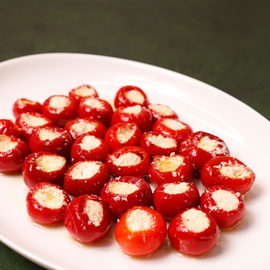 Peynir Dolgulu Kırmızı Kiraz Biber Turşusu 860 gr