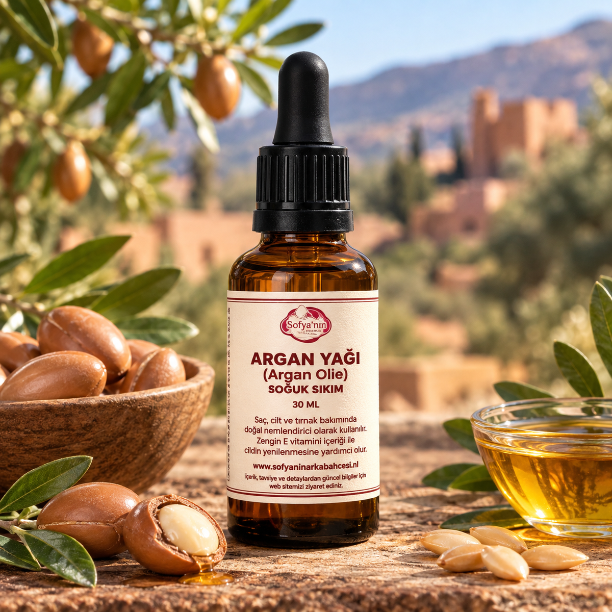Olio di Argan (Spremuto a freddo) - Prodotto del Festival di Primavera