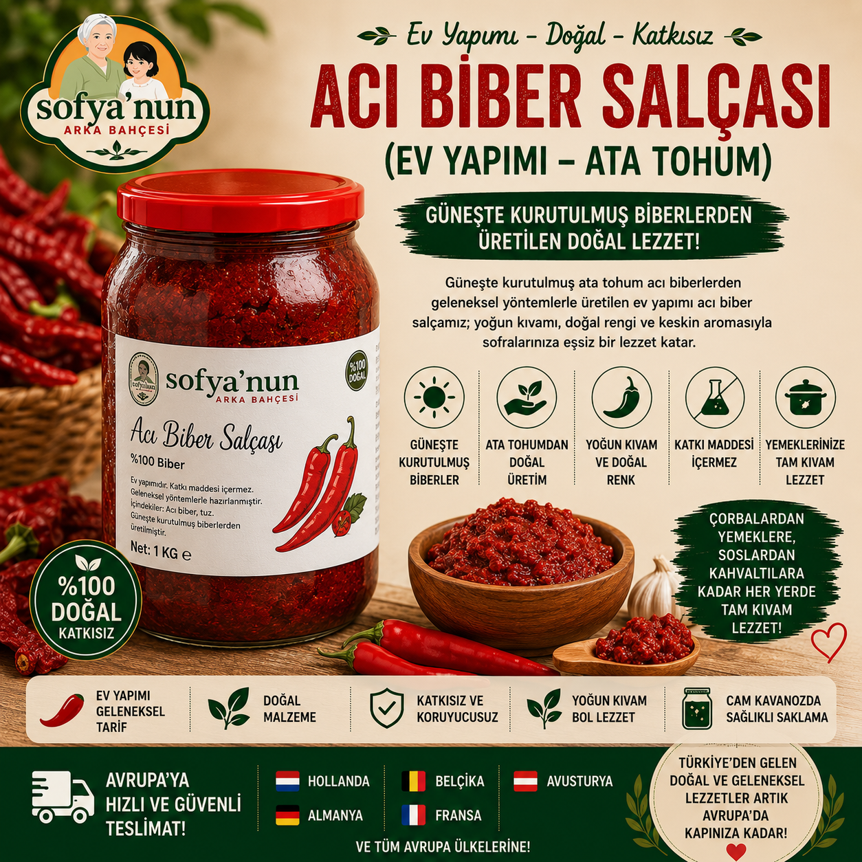 Ata Tohum Hete Peperpasta