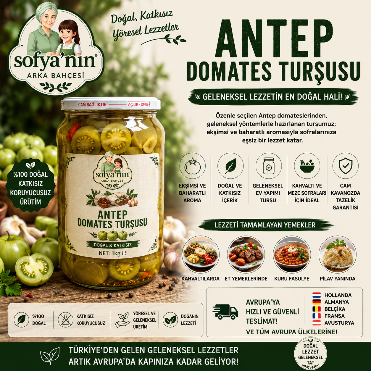 Antep Domates Turşusu - 1kg