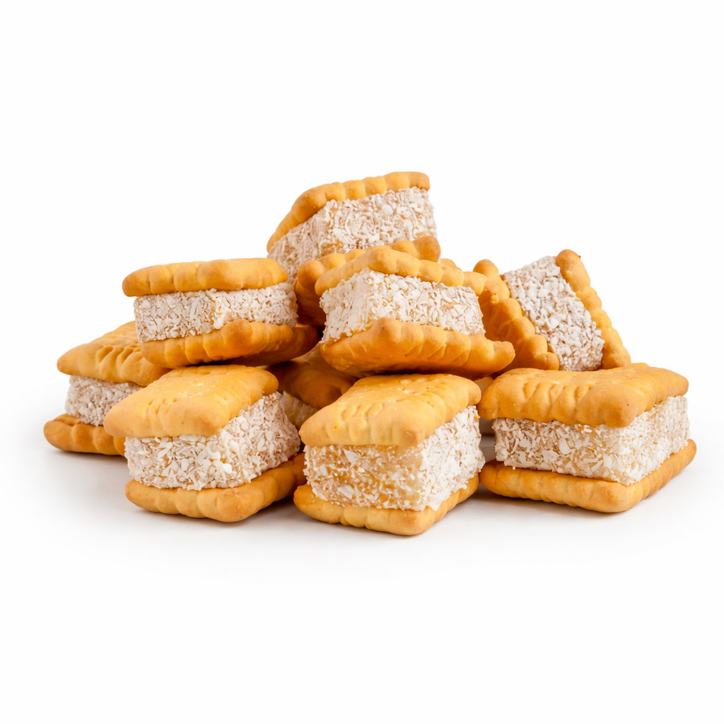 Mini Bisküvi Arası Lokum – Küçük Lokmalar, Büyük Keyif  -200 gr -