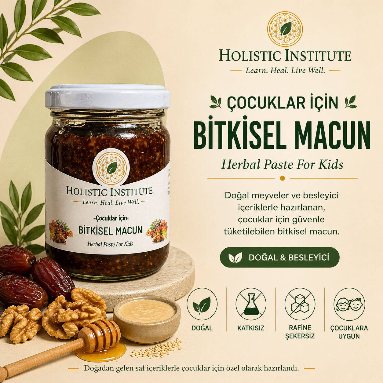 Çocuklar İçin Bitkisel Macun -  Doğal Destek, Güçlü Gelişim