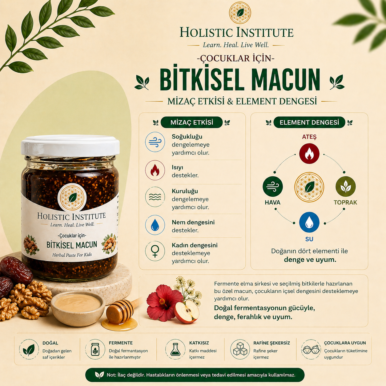 Çocuklar İçin Bitkisel Macun -  Doğal Destek, Güçlü Gelişim