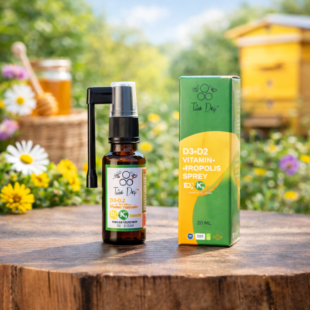 D3 + D2 Vitamin + Propolis Sprey – 20 ml