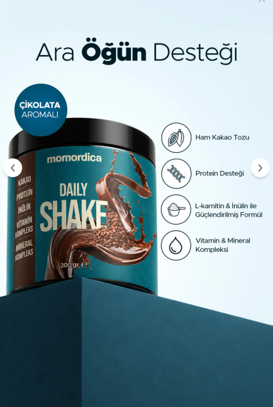 Momordica Daily Shake Ara Öğün Tozu 200 gr - Protein, İnülin, Vitamin ve Mineral Desteği
