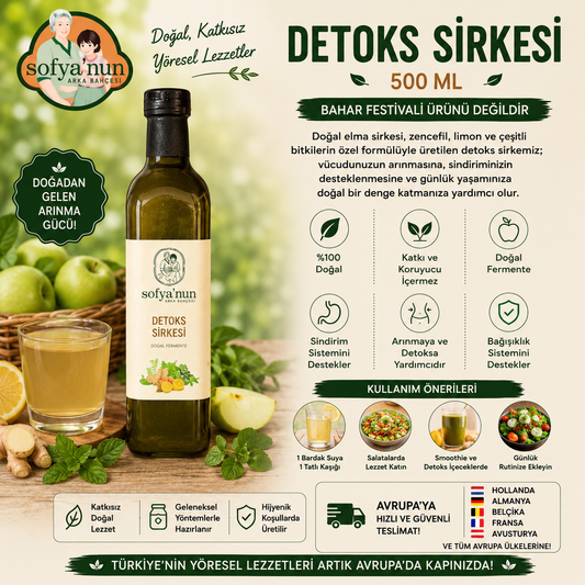 Detoks Sirkesi - 500 ml - Bahar Festivali Ürünü