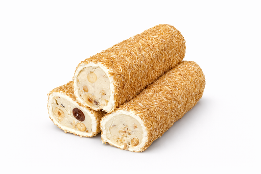 Kadayıf Kaplı Fındık Kreması Dolgulu Fındıklı Lokum - (450 - 500 gr)