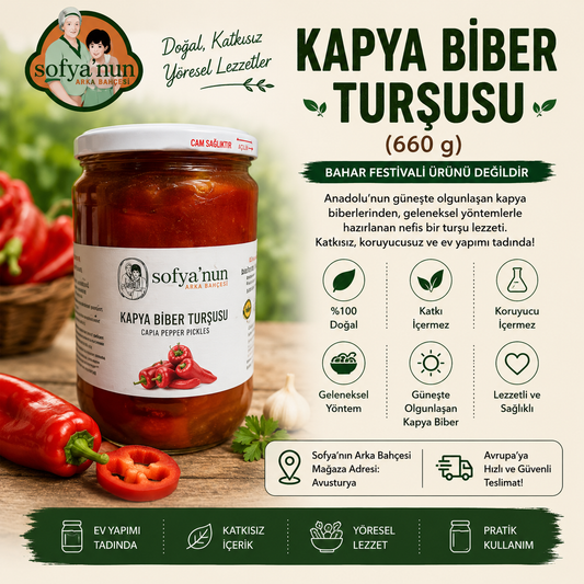 Kapya Biber Turşusu – 660 g - Bahar Festivali Ürünü
