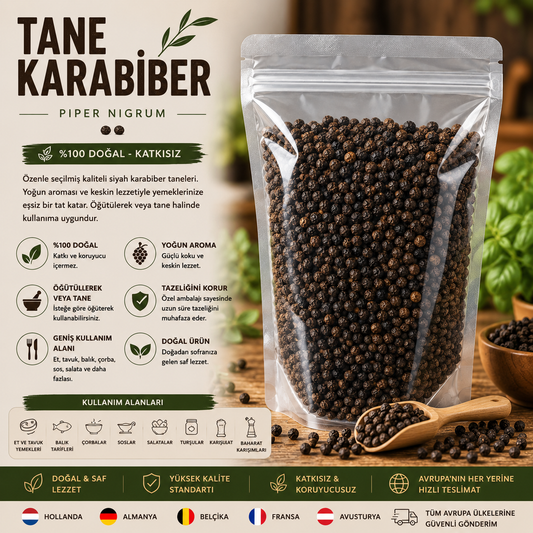 Tane Karabiber (Piper Nigrum) 150 Gr
