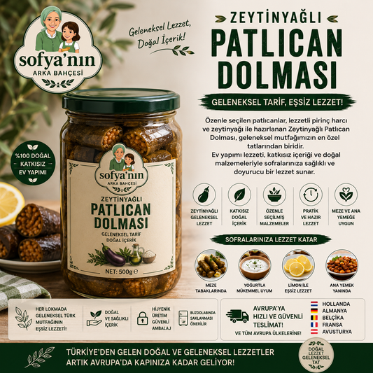Zeytinyağlı Patlıcan Dolması - 500g