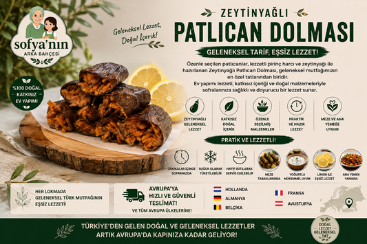 Zeytinyağlı Patlıcan Dolması - 500g