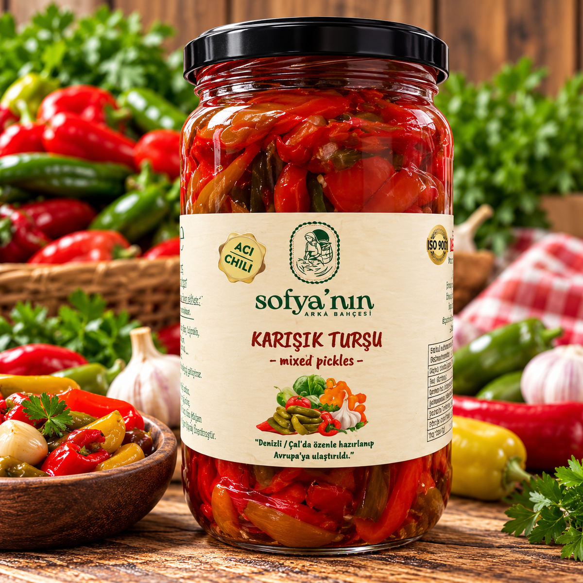 Encurtido Picante Mezclado 1 KG -Especial para los amantes del picante-