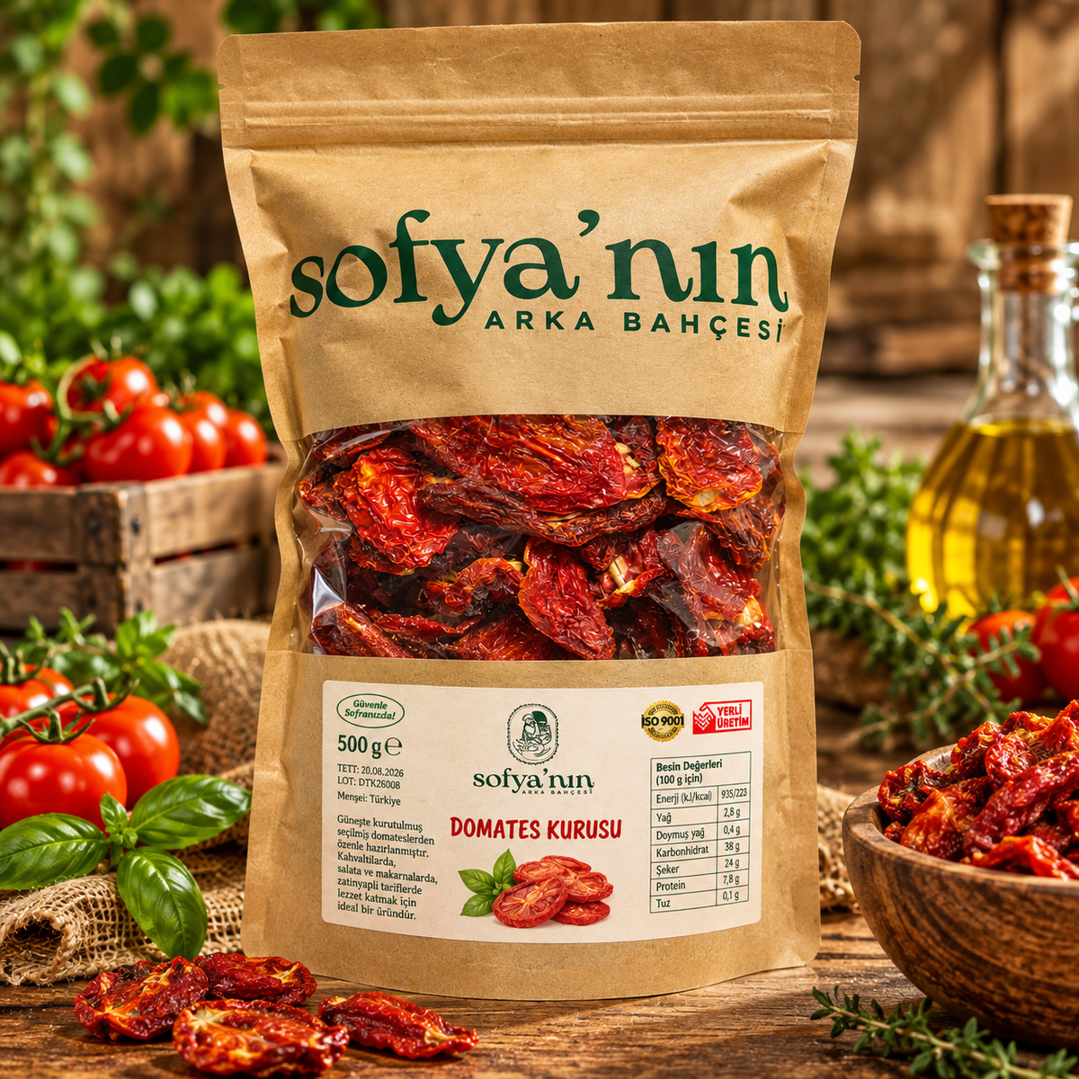 Ata Tohumu Güneşte Kurutulmuş Domates – 500 g