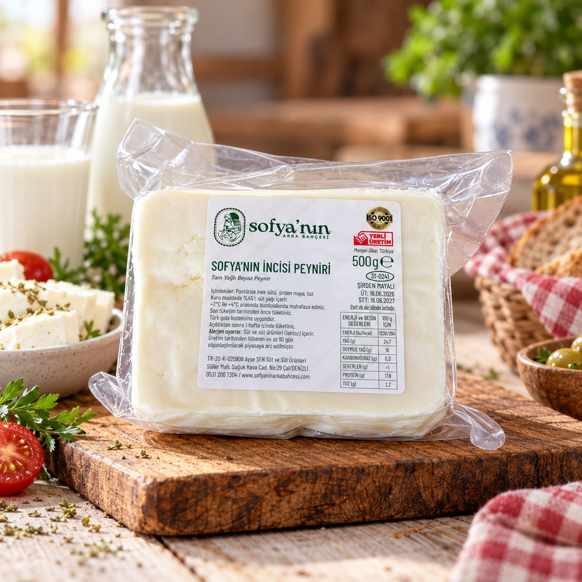 Şirden Mayalı Tam Yağlı Beyaz Peynir (500 g)