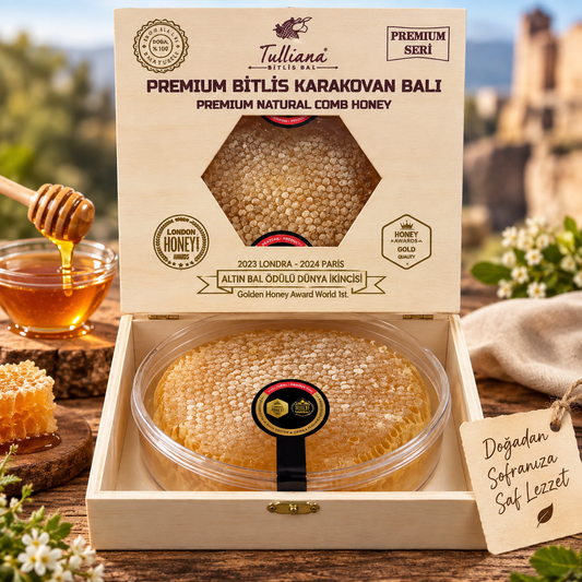 Bitlis Karakovan Balı (Organik Premium Serisi) - (1200-1300gr)