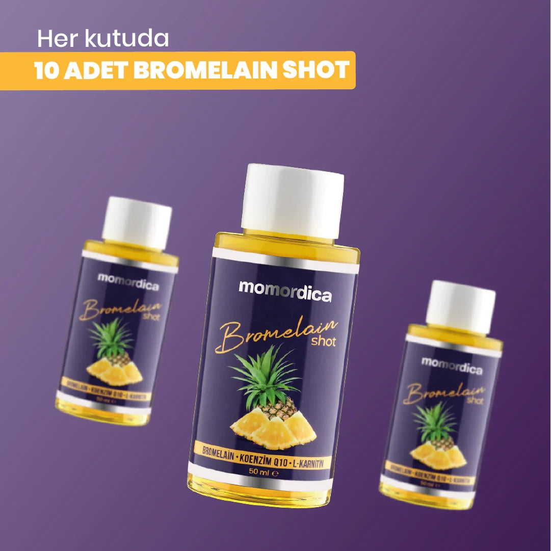 Momordica Bromelain Shot - 10 Adet