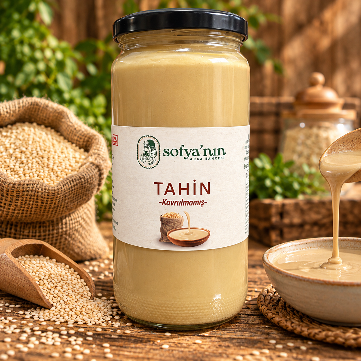 Kavrulmamış Çiğ Tahin – Taş Değirmen – 500 g