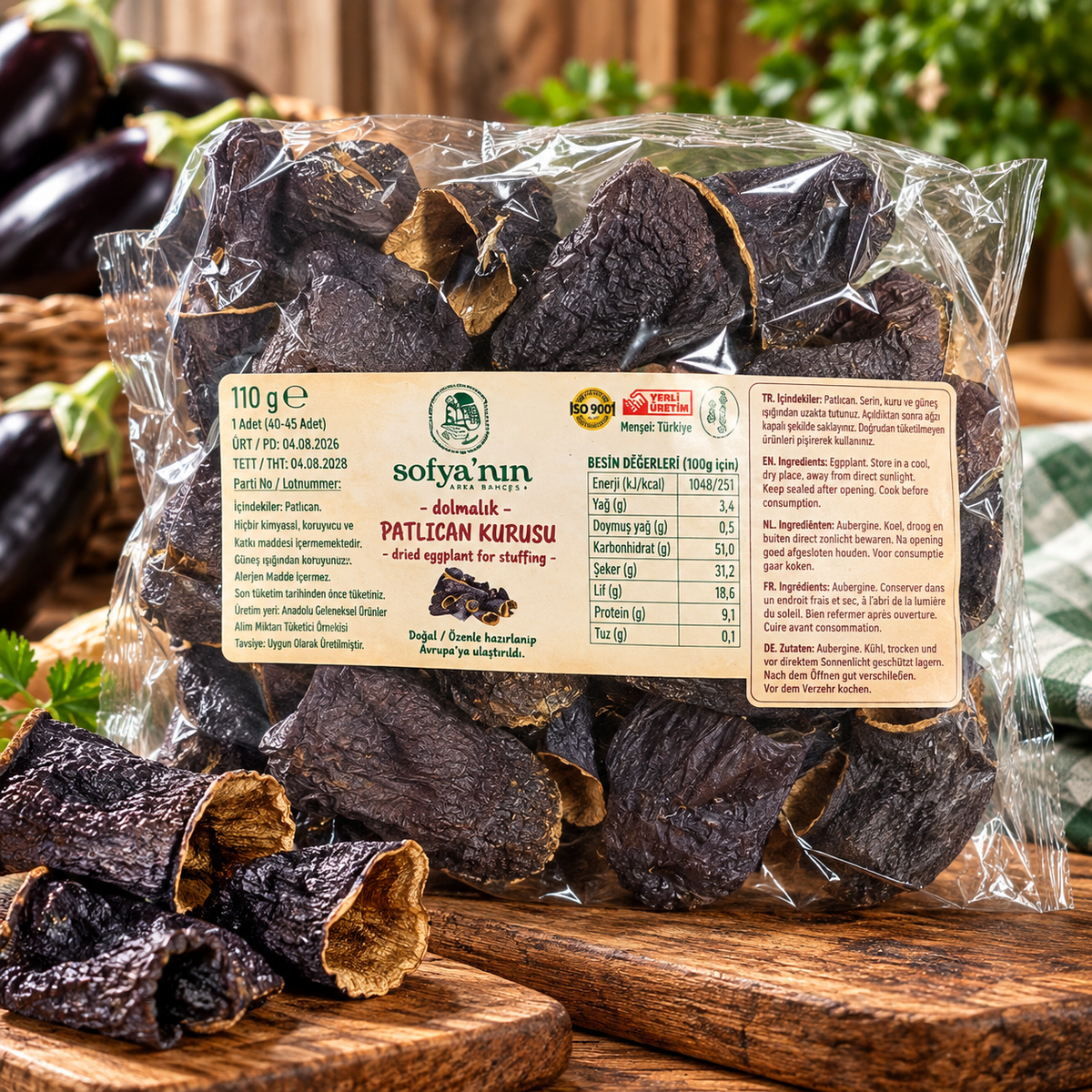 Dolmalık Patlıcan Kurusu – 110 g