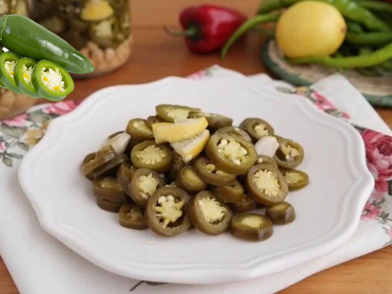 Dilimli Jalapeno Biber Turşusu - 860 gr