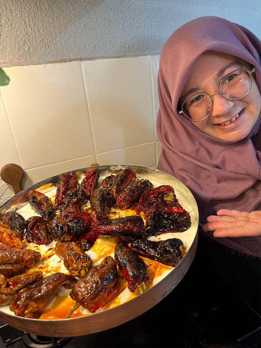 Kurutulmuş Tatlı Kale Biberi -10 Adet