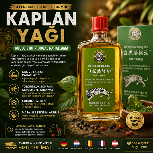 Kaplan Yağı -  Kas Rahatlatıcı
