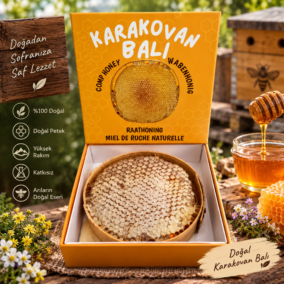 Karakovan Petek Balı (400-450 gr)