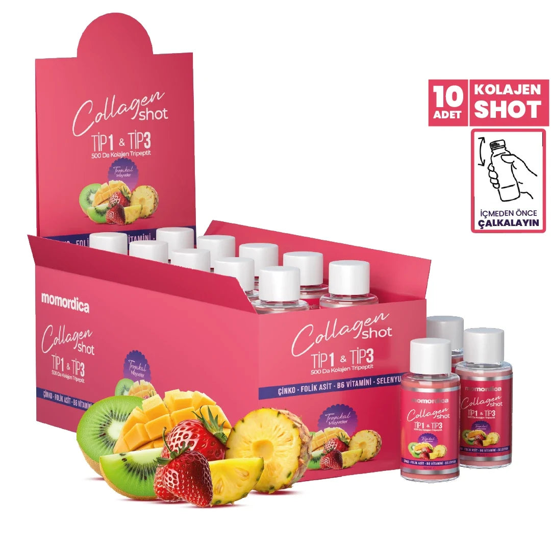 Momordica Collegen (Kolajen) Shot -10 Adet