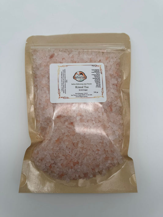 Açık Pembe Kristal Tuz (2–5 mm) (500 gr)