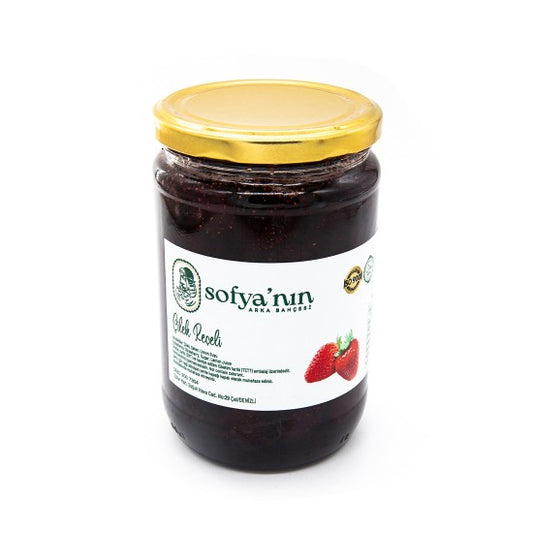 Erdbeermarmelade (mit Zuckerschicht)