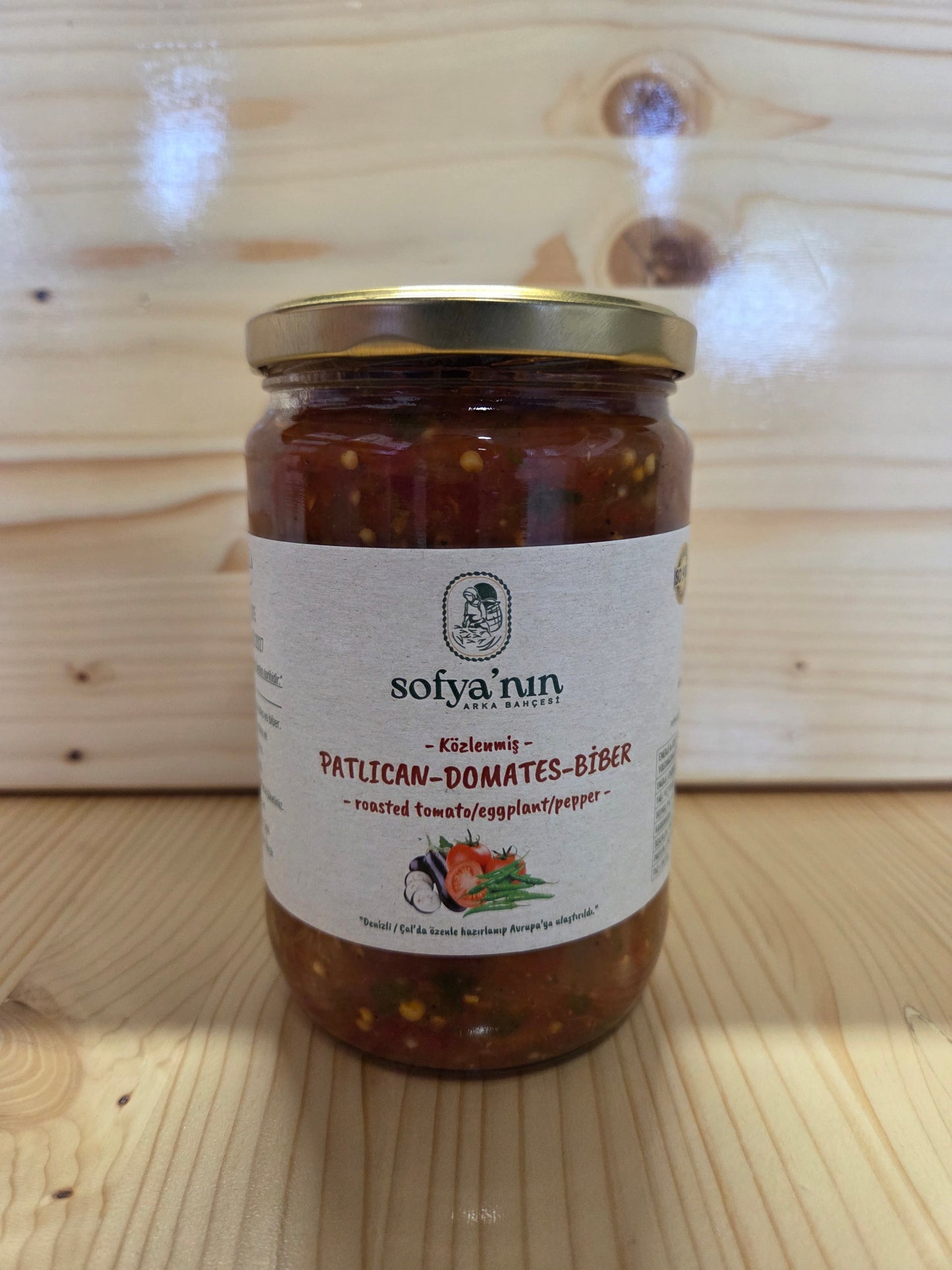 Doğranmış  Patlıcan Domates Biber Közlemesi