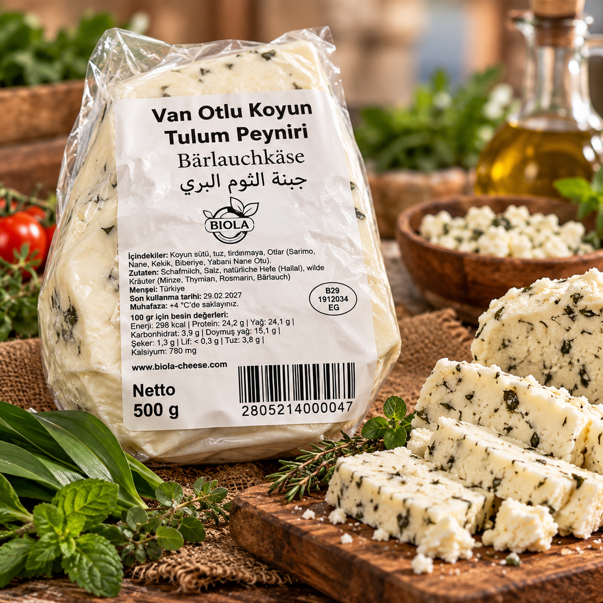 Van Otlu Koyun Tulum Peyniri – 500 g